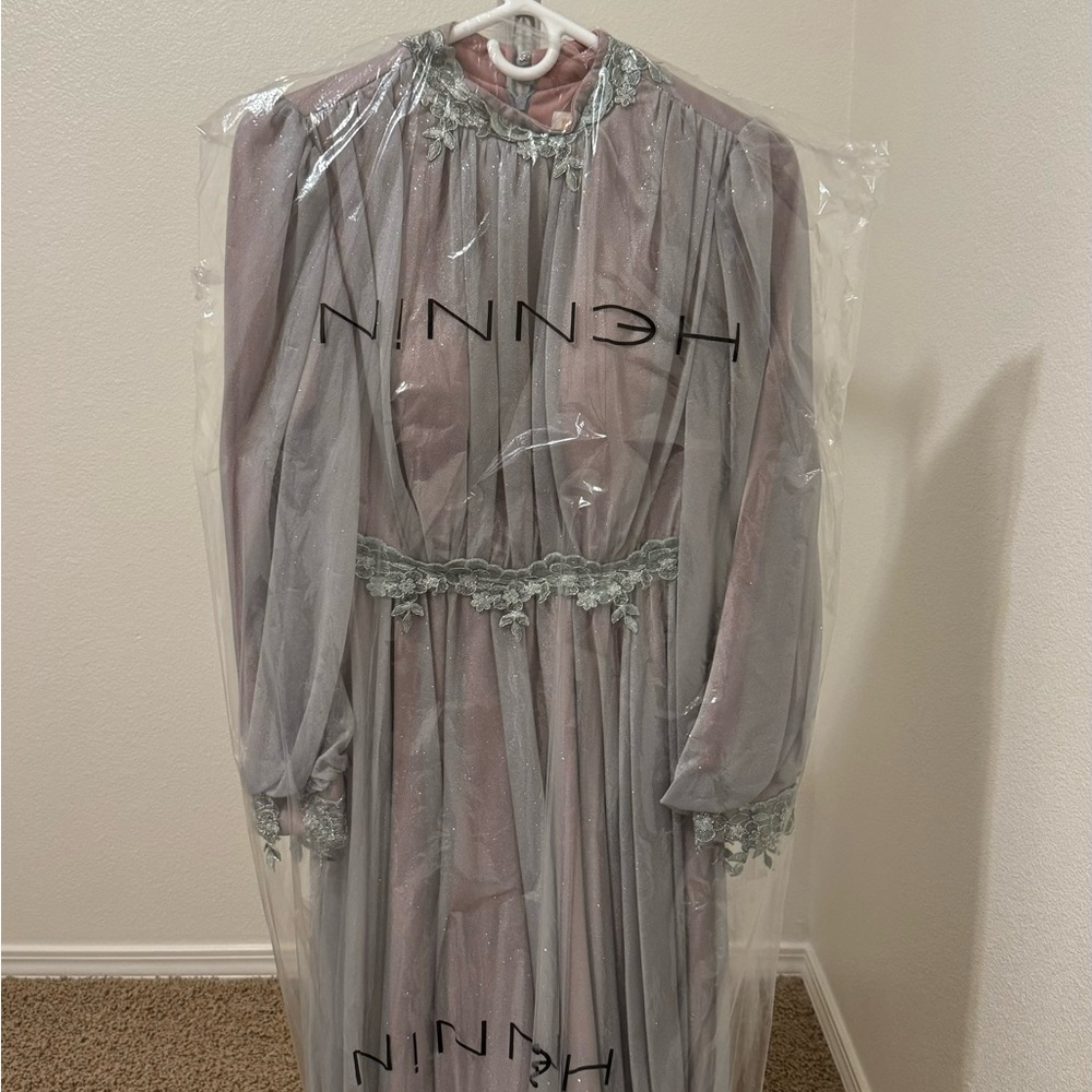 Elegant NINNEN Sheer Gown